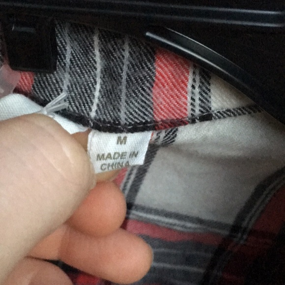 Mind Code Plaid Button Down With Hood - Picture 12 of 13